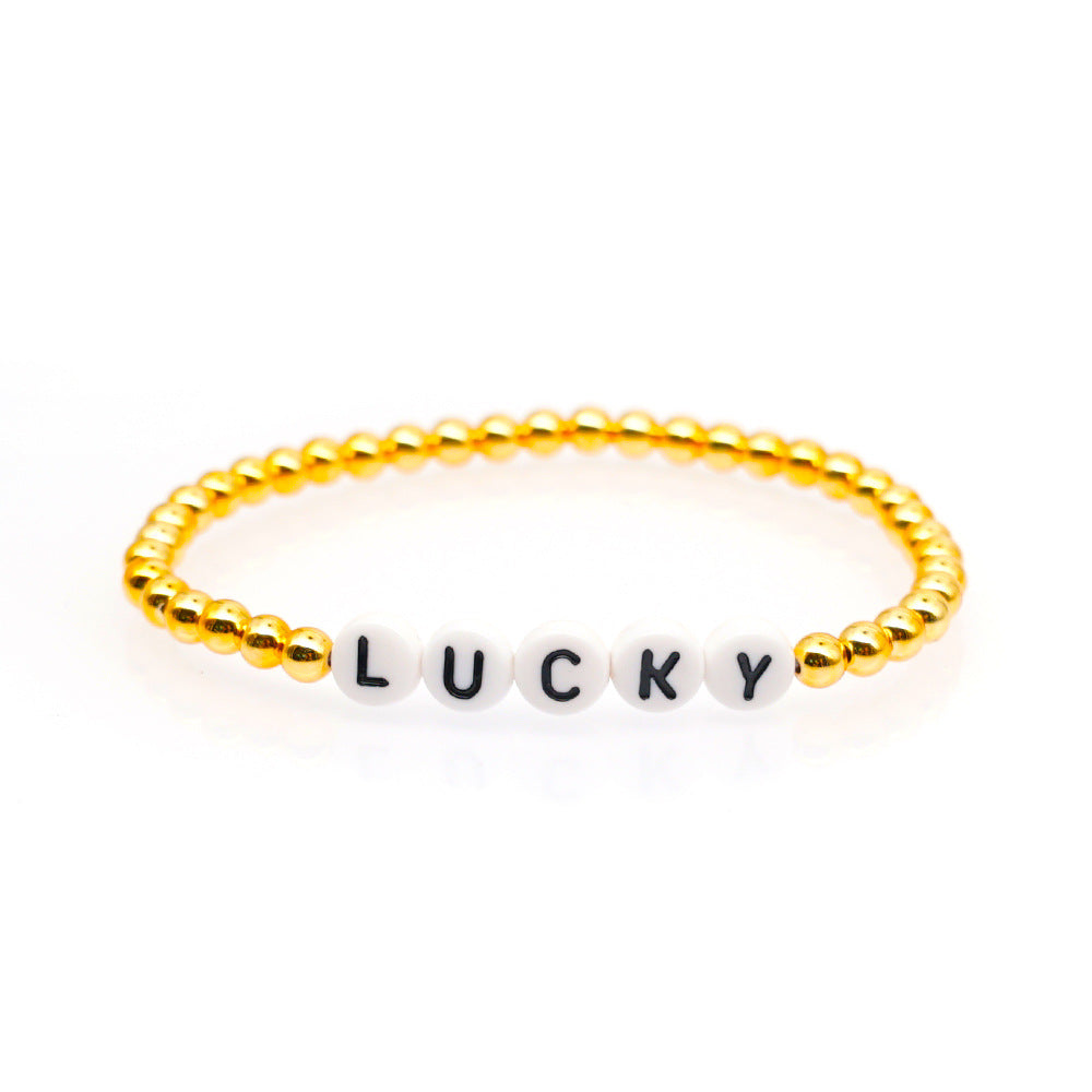 Wholesale Bohemian Gold Plated Acrylic Bracelet